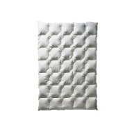 Down Comforter Quadro-Step 135/200 ecru 100% grey goose down (high quality)