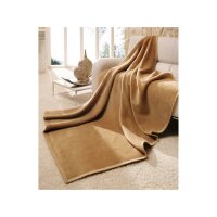 cotton / polyacryl blanket cream 220/240 beige