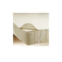Flannelette Cotton Mattress Protector 180/200 ecru