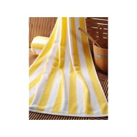 Terry Sauna Towel Vancouver 70/160 yellowwhite