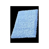 tappeto bagno a riccoli spugna blu chiaro 70/140 blu ice