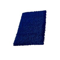 Badematte mit Schlaufen royal blau 60/100 marineblau