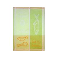 dish towel fish & friends 50/70 green