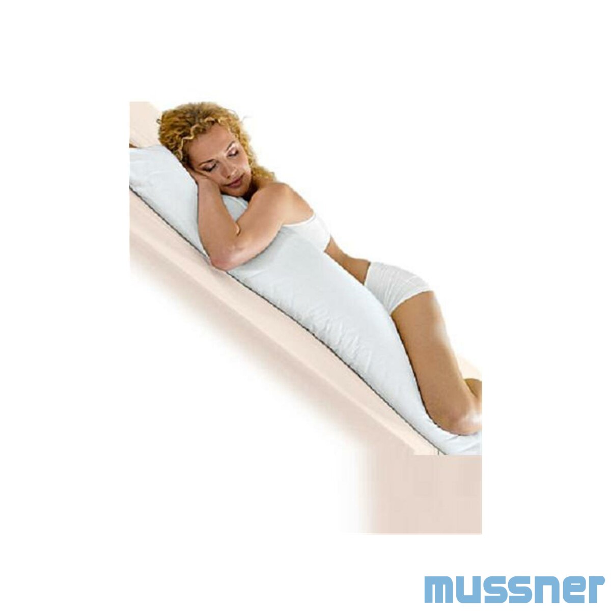 cuscino per chi ama dormire lateralmente 150/40/17 bianco 100% fibra ,  46,00 €