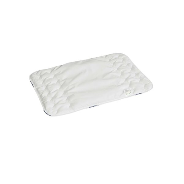 Cuscino per bambini - basso 40/60 bianco 100% fibra sintetica poliestere