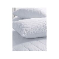 pillow cover with zip 50/80 white 100% sintetic fibre polyester