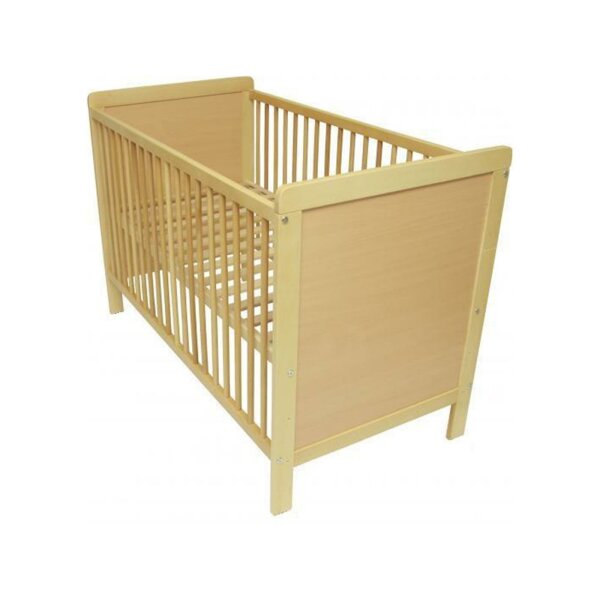 baby wood crib Laura 60/120 white