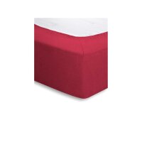 Terry Fitted Stretch Bed Sheet 90/200 cherry