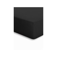 Terry Fitted Stretch Bed Sheet 160/200 black