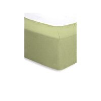 Terry Fitted Stretch Bed Sheet 160/200 lime