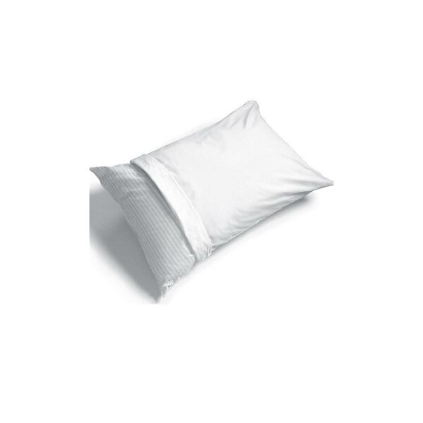 sottofodera proteggi cuscino 100 % cotone 50/80 bianco