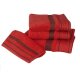 asciugamano in spugna ultrasoft 30/50 rosso