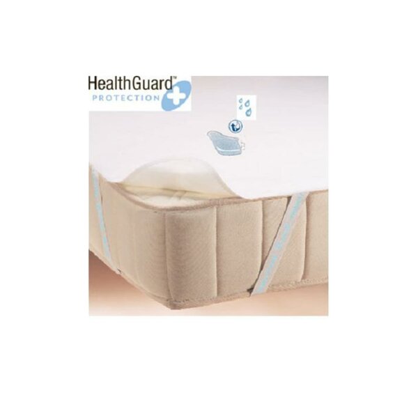 Cotton Terry Waterproof Mattress Protector 180/200 white