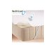 Cotton Terry Waterproof Mattress Protector 180/200 white