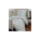 Seersucker Duvet Cover Roses no ironing blue 250/200 + 2x50/80