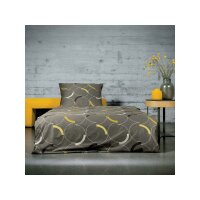 duvet cover satin loft anthracite 135/200 + 60/80