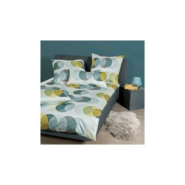 satin duvet cover circle multicolor 155/200 + 60/80