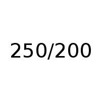 250/200 + 2x50/80